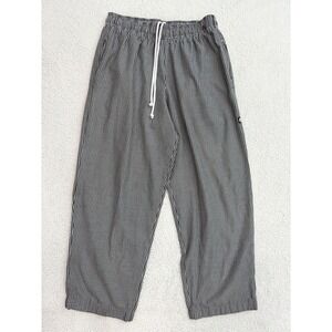 Chef Works Essential Baggy Pants L Black White Gingham Check Uniform Unisex